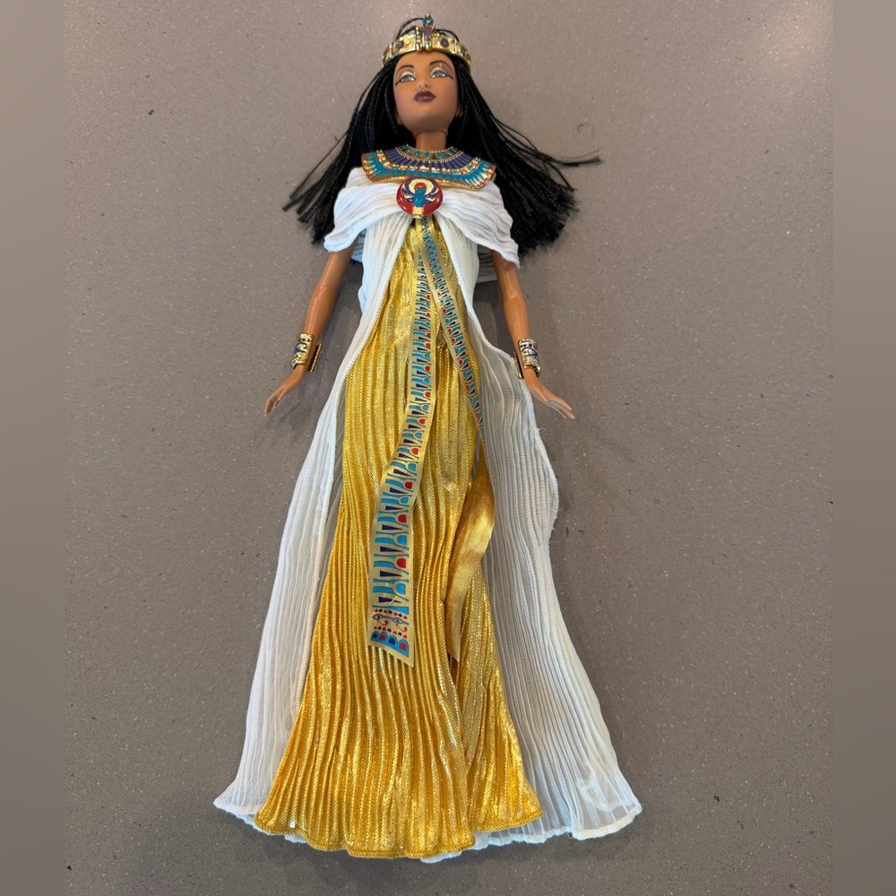 Barbie Egyptian Nile Princess Doll with Gold and White Dress